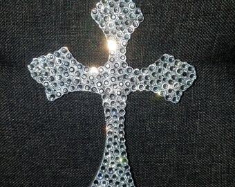 crystal cross topper etsy
