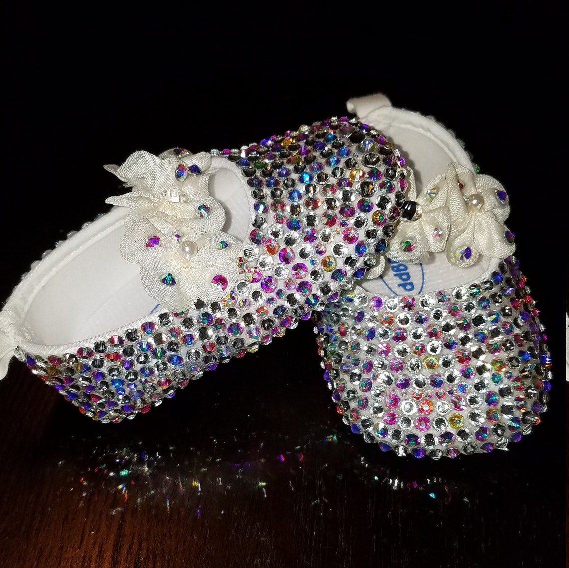 Swarovski Crystal Princess Baby Shoes bling newborn shoes Etsy
