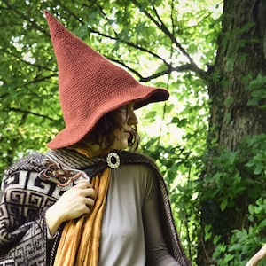 Crochet PATTERN: Wizard Hat / Tall Crochet Hat / Easy Crochet Hat Pattern / Witch Fantasy Cosplay Magical Hat - Digital PDF Crochet Pattern