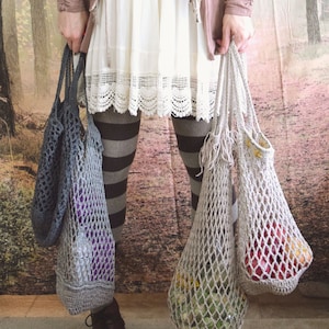 Crochet Market Bag Pattern: Easy Eco-Friendly String Bag (PDF Download)