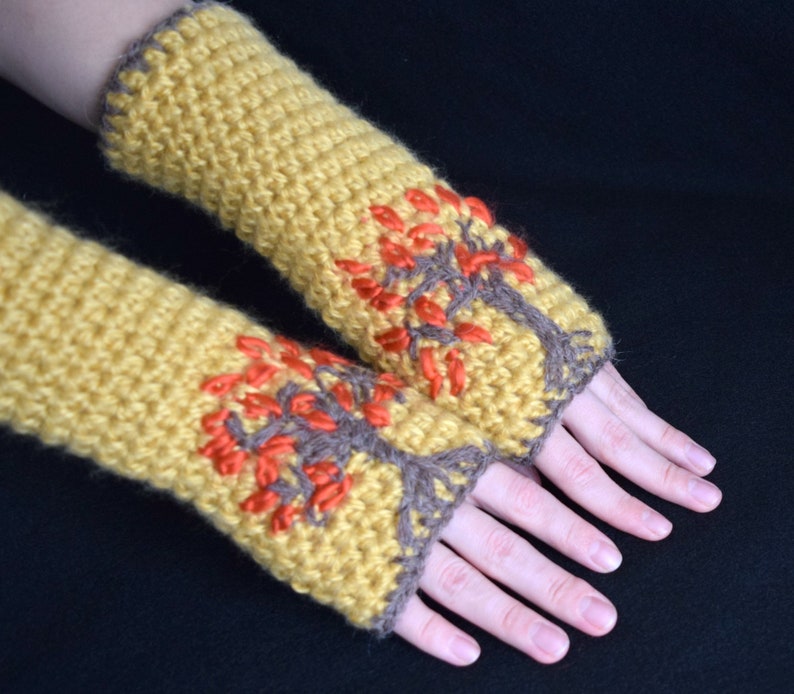 Crochet PATTERN: Rambler's Mitts & Armwarmers / Easy Crochet Tutorial Pattern Pack / Fingerless Gloves Pattern / Instant Download PDF image 7
