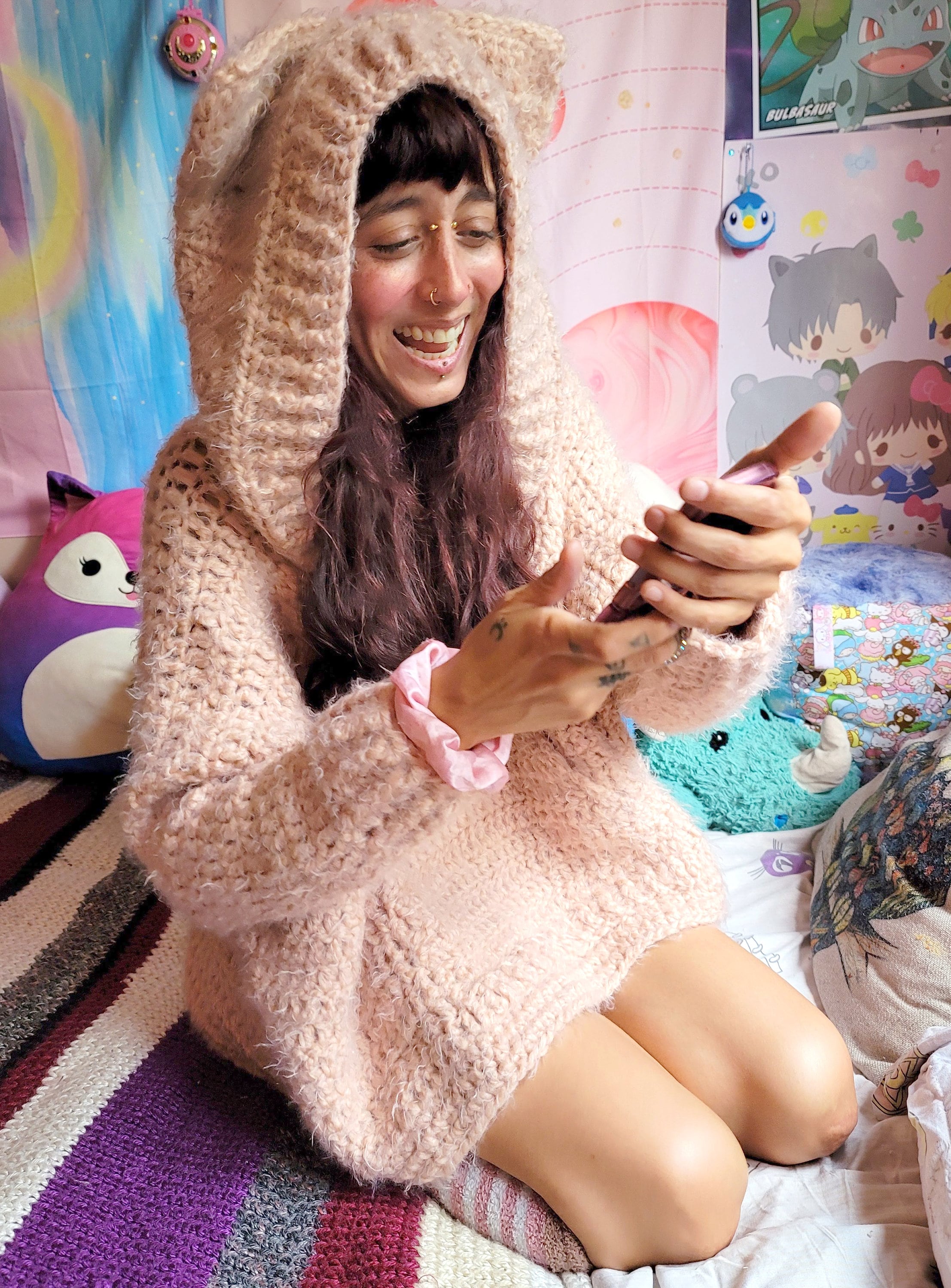 Cozy Crochet Blanket Hoodie Pattern