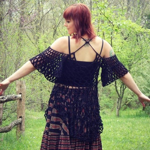 Crochet PATTERN: Mandala Top / Romantic Hippie Festival Tank Top Lace Beach Coverup PATTERN ONLY image 10