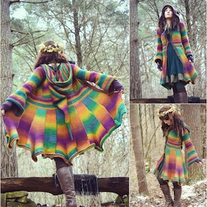 Crochet PATTERN Elf Coat Tunisian Crochet Pattern Fantasy