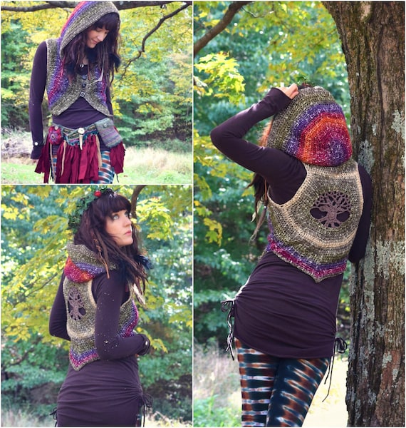 Crochet PATTERN: Embla Vest / Tree of 