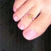 see more listings in the Flower Garden Toe Rings section