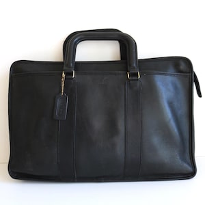 Porte-documents Coach | Cuir noir