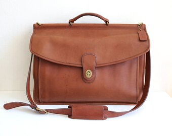 Coach Beekman Briefcase Bag | British Tan Leather