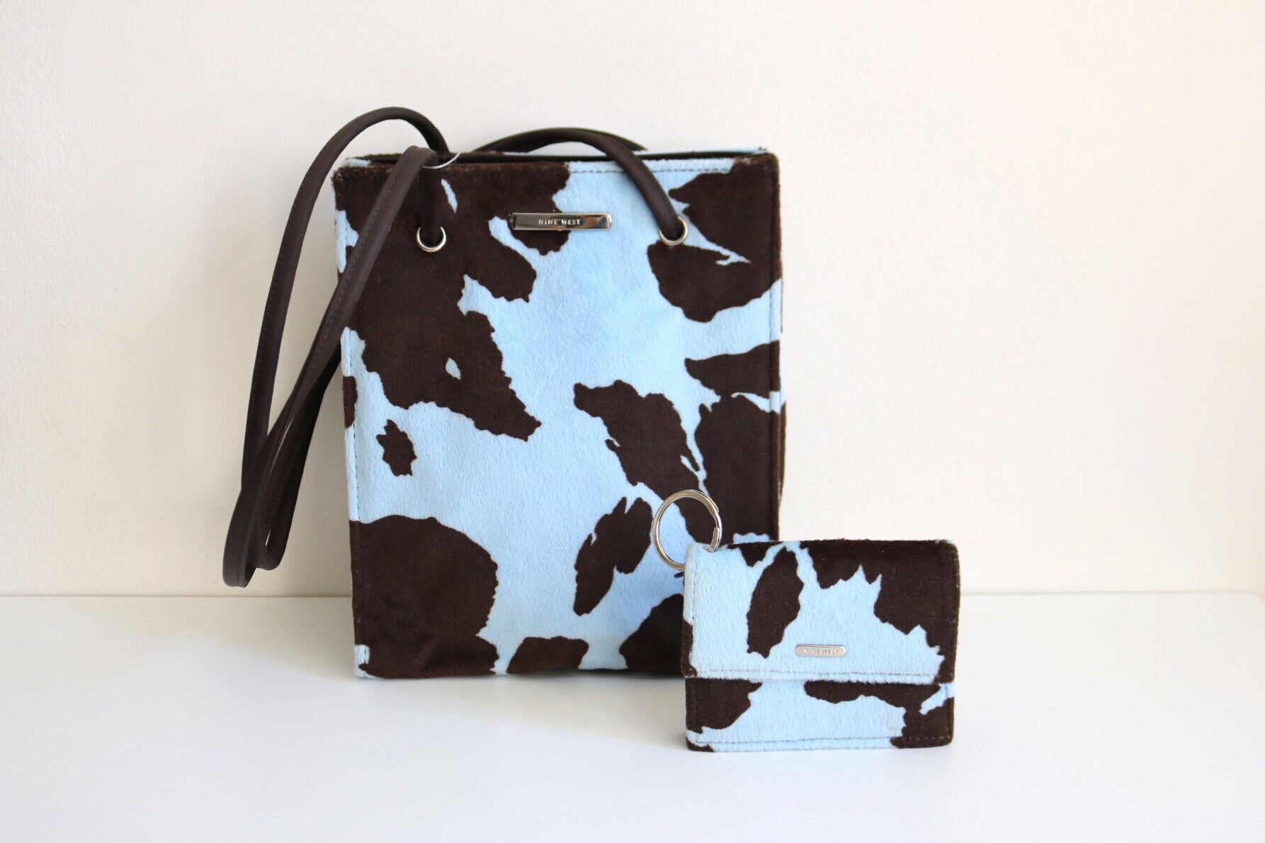 Nine west cow print purse hotsell