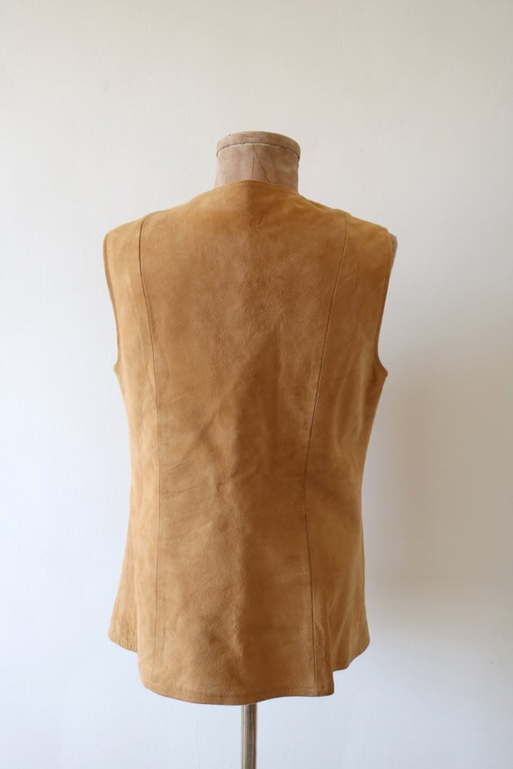Soft Suede Leather Vest - image 4