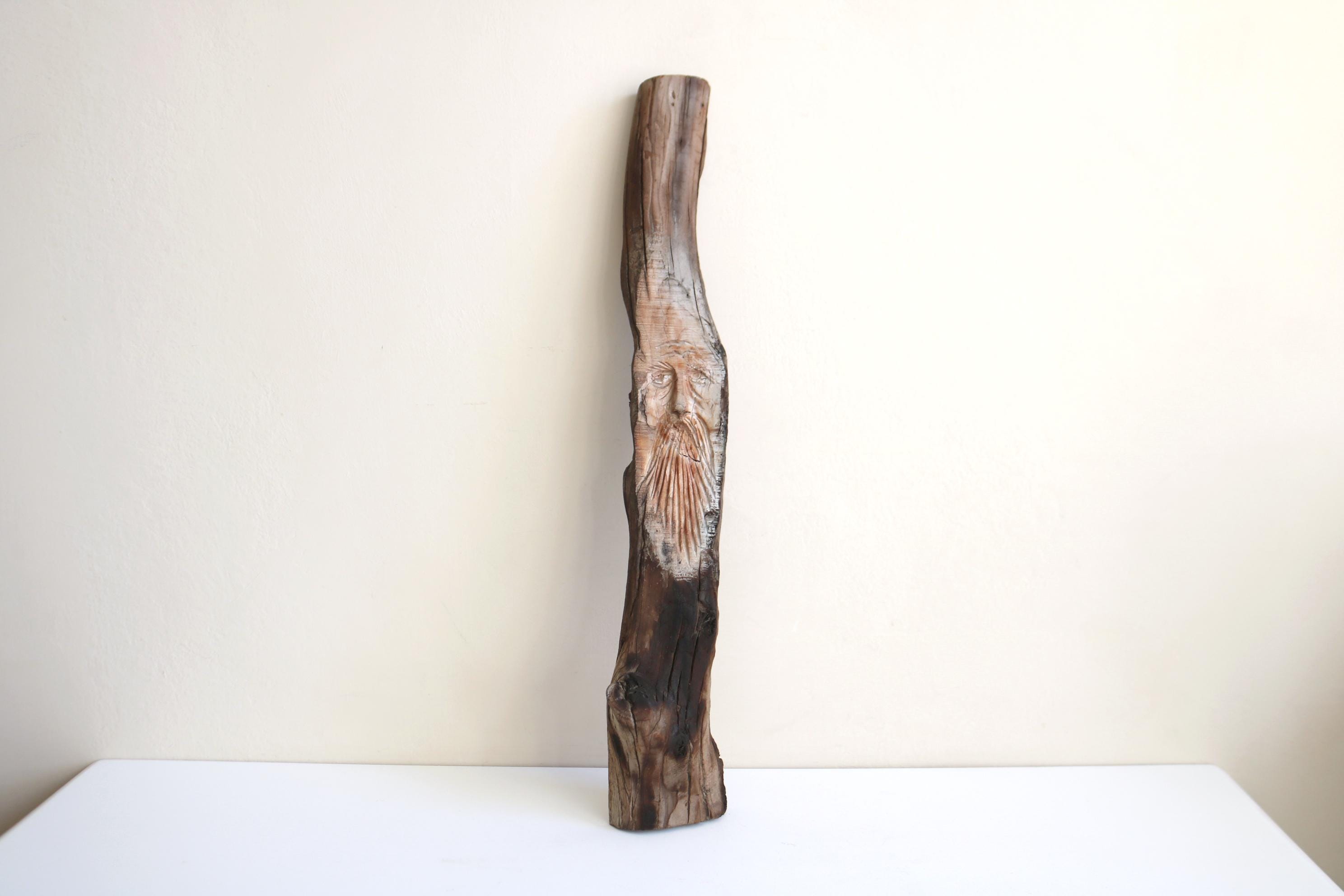Carved Wood Mountain Man Figurines - Etsy