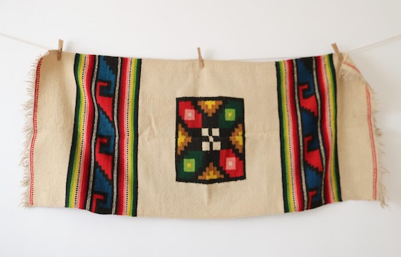 Mexico Wool Rug Poncho