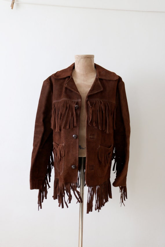 Fringe Tassel Leather Jacket main image 0