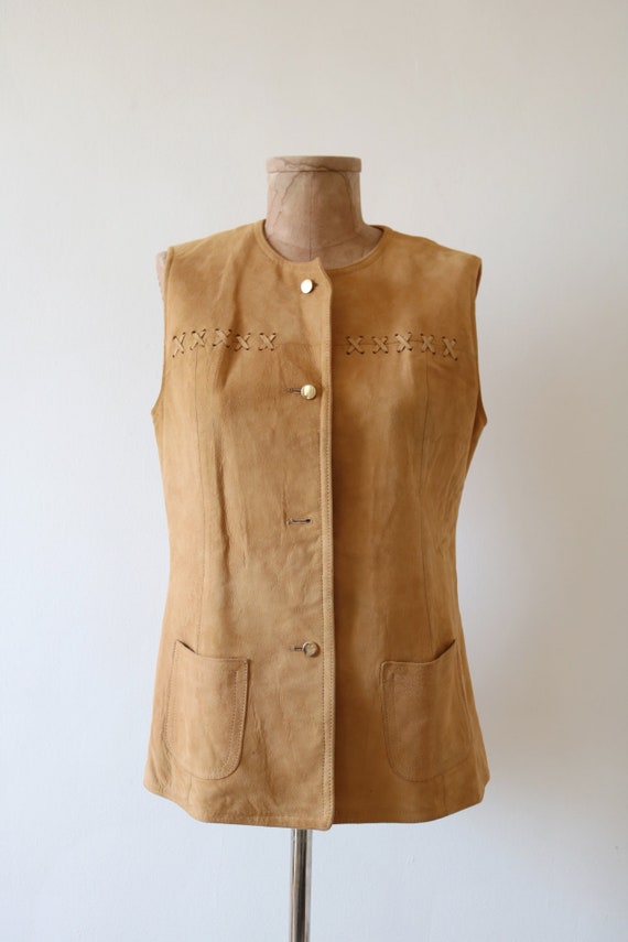 Soft Suede Leather Vest - image 2