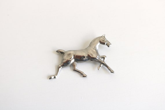 Sterling Horse Pin - image 5