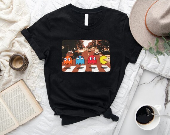 Pacman the Beatles Abbey Road Shirt the 