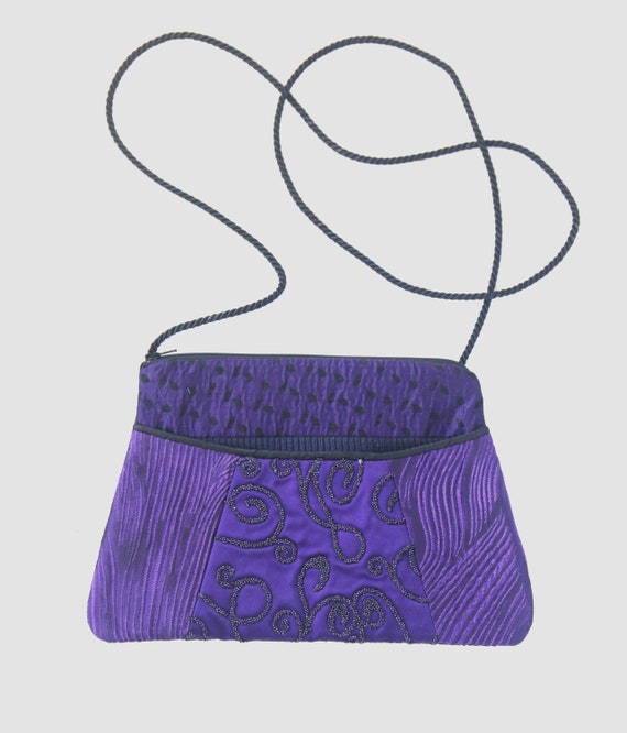 Juniper Silk and Rayon Purse in Purple