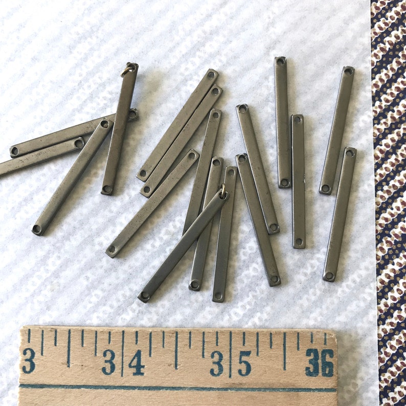 Steel Bar Connectors Name Plate Finding 35mm 28PCS Etsy