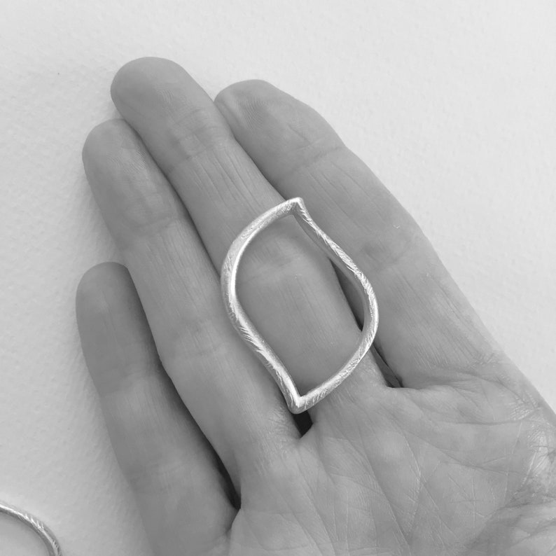 Matte Gold Organic Earring or Pendant Findings 2PC Etsy