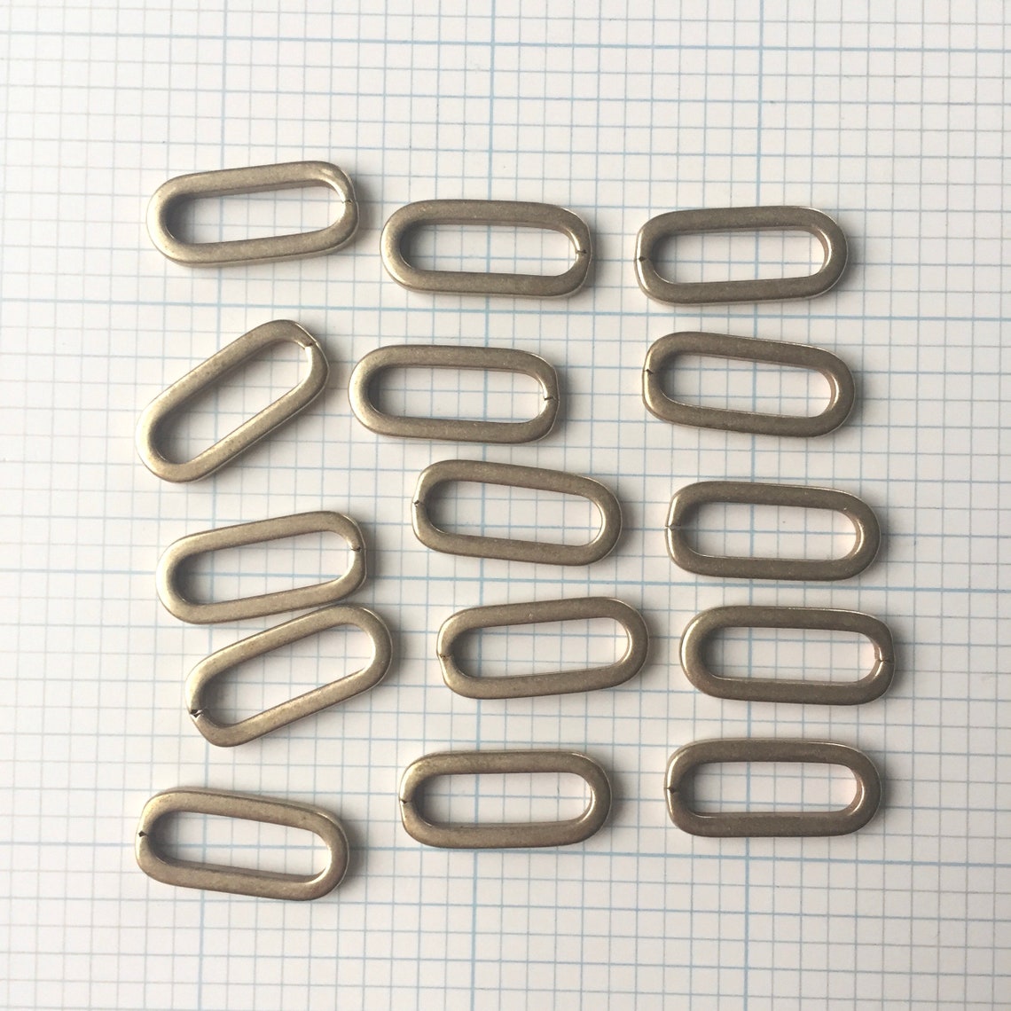 Brass Regency Links Fancy Jump Rings Long Connectors 20mm Etsy