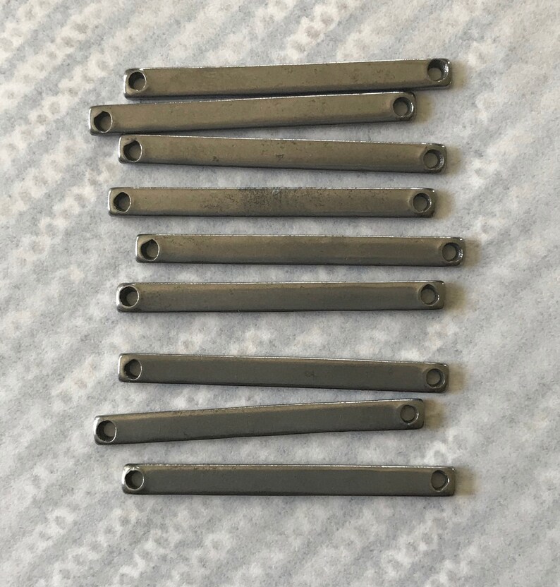 Steel Bar Connectors Name Plate Finding 35mm 28PCS Etsy