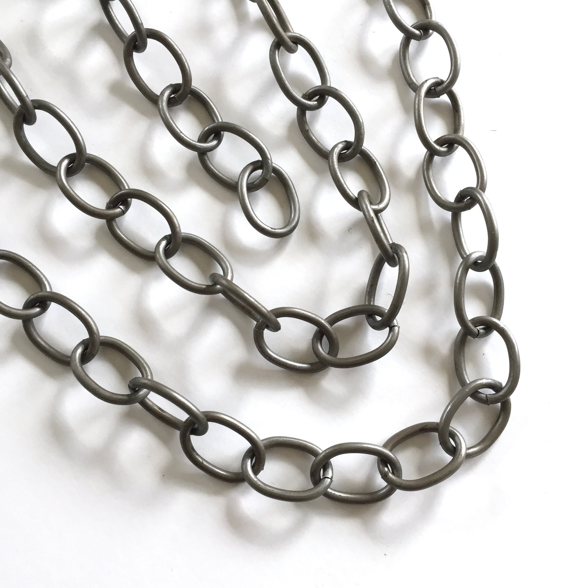 Heavy Steel Cable Necklace Thick Stainless Steel Chain Necklace