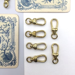 New Clasp!!! 25mm, Fancy Swivel Brass Lobster Claw, Jewelry Making Clasps, 2PCS