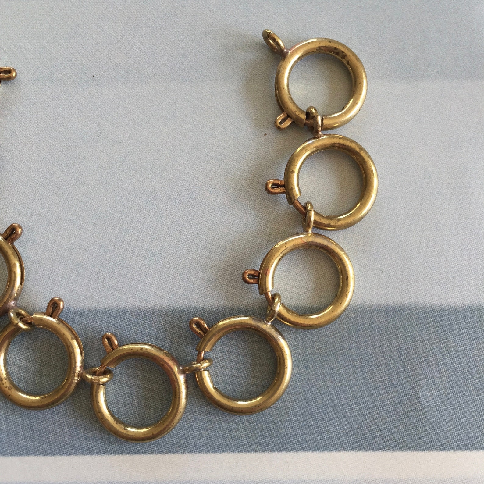 Brass Spring Ring Clasp Large Spring Ring Vintage Clasp Etsy