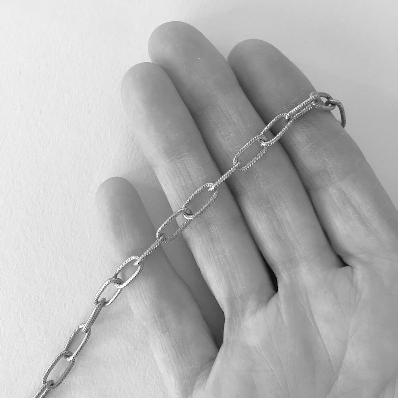 Antique Gold Plated Long Cable Chain Large Gold Cable Chain Etsy