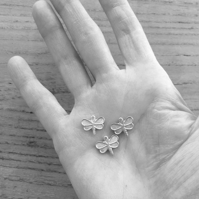 Tiny Butterfly Finding Butterfly Charm Small Butterfly Etsy