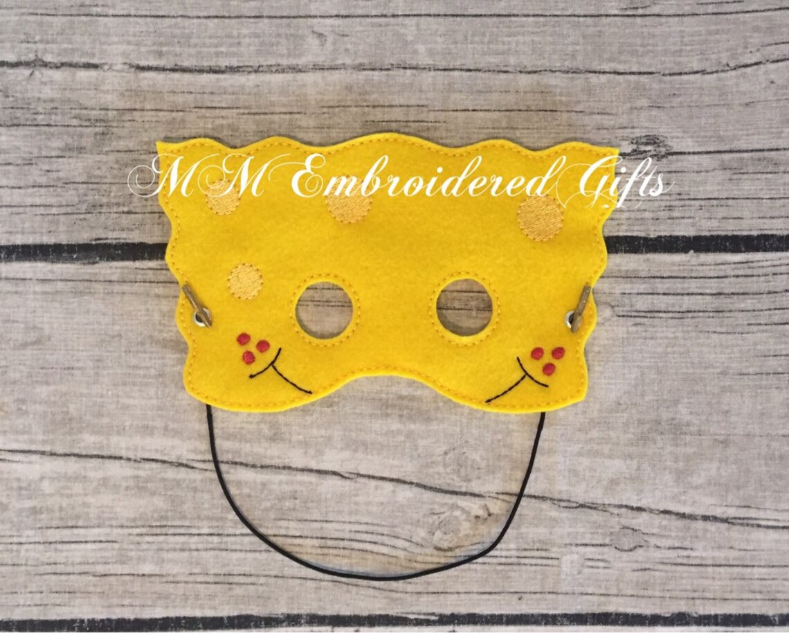Spongebob Inspired Mask Etsy