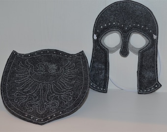 Felt Pretend Play Knight Mask & Shield