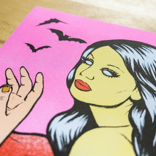 Blood bath babe print
