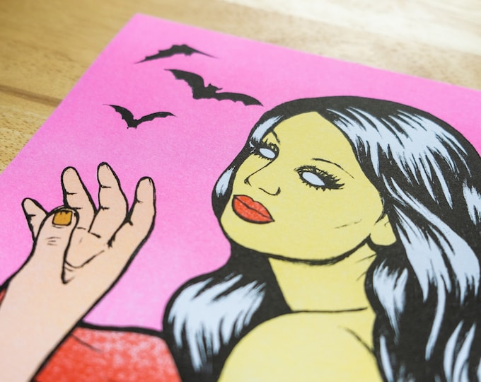 Blood bath babe print