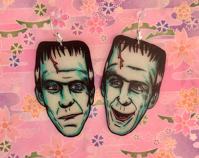 Herman Munster earrings