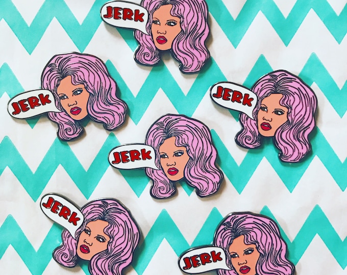 JERK hard enamel pin - 1.75"