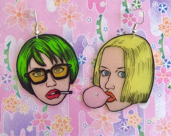 Ghost world earrings