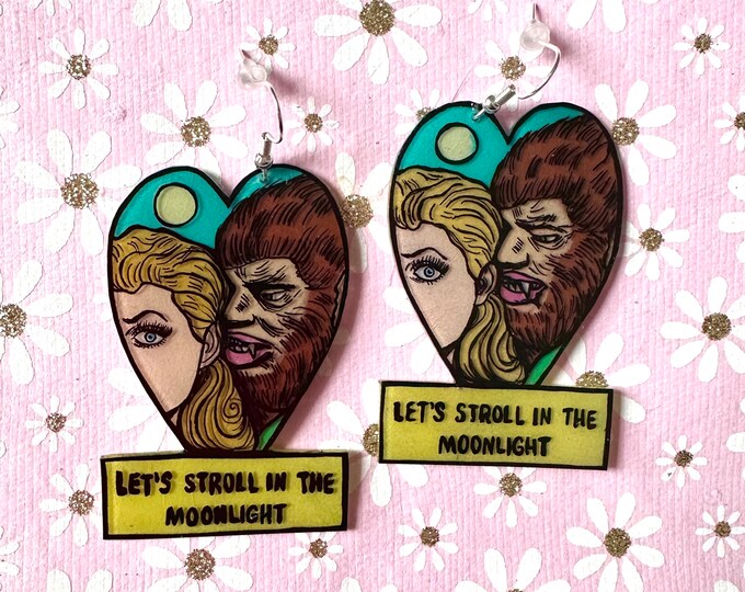 Let’s stroll in the moonlight earrings