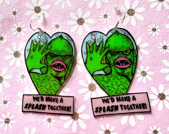 We’d make a splash together earrings