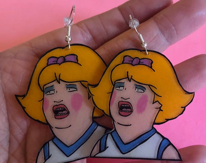 Bobby hill cheerleader earrings