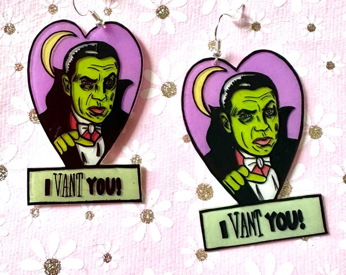 I vant you earrings