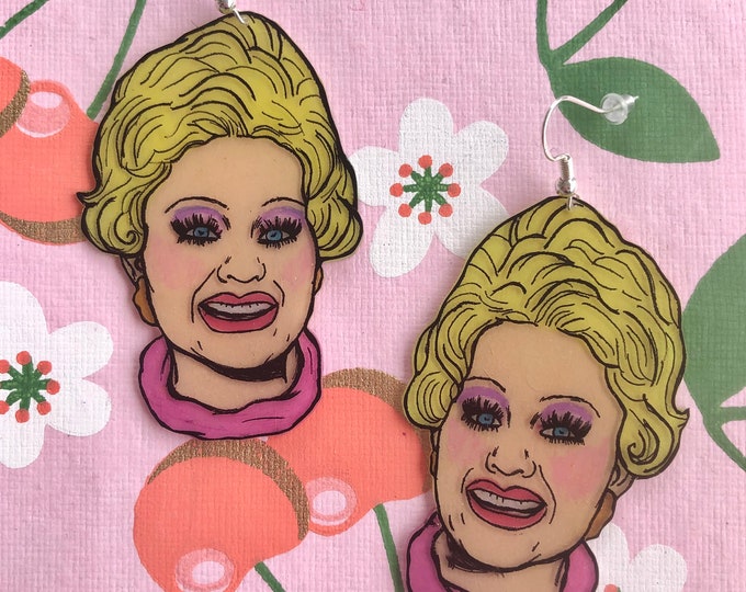 Tammy Faye Bakker earrings