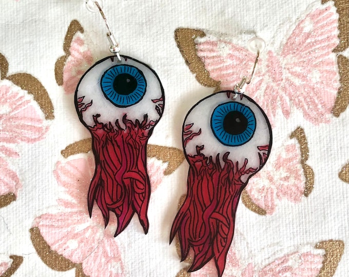 Outrageous eyeballs earrings