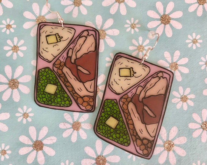 TV dinner style 2 earrings