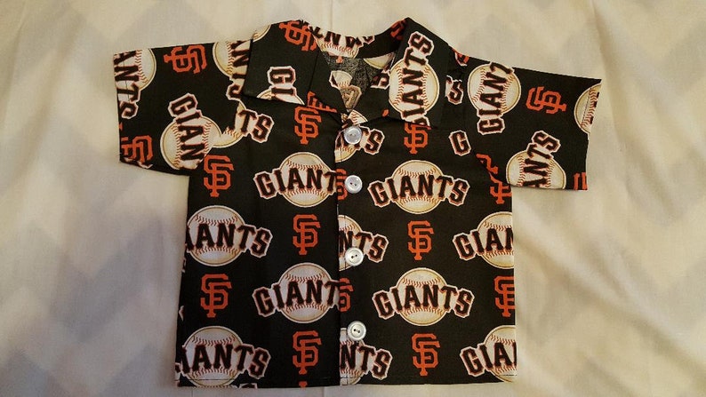 san francisco giants button up shirt