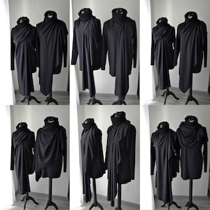 Avant Garde Longsleeve Black Dark Mens Unisex Longsleeve Etsy