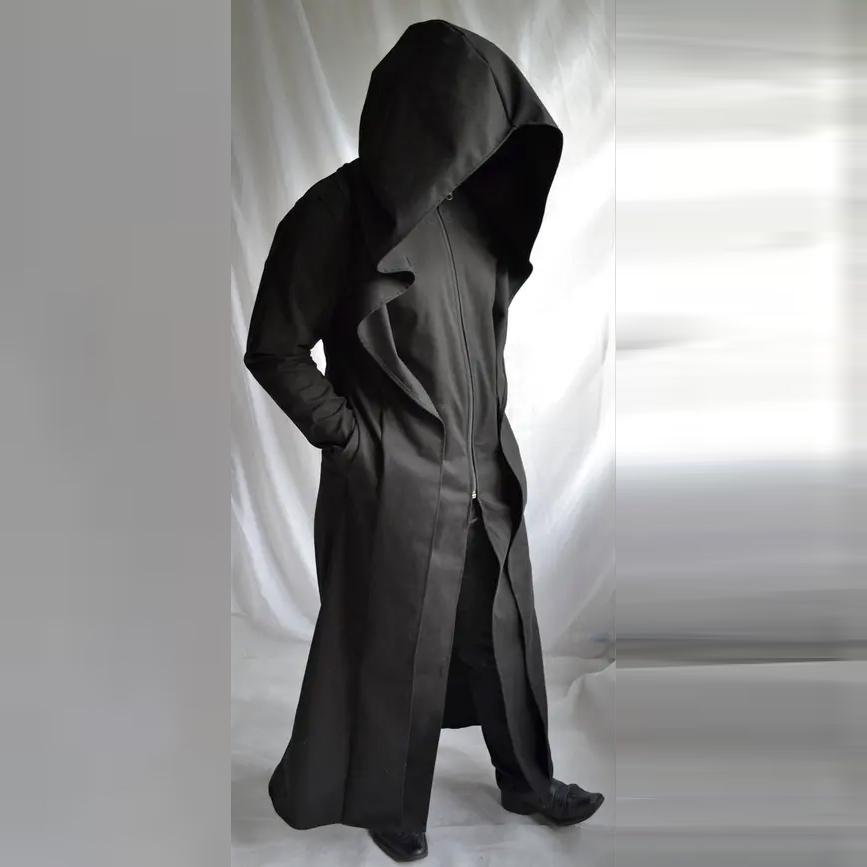 Anon Coat ( Mens Coat Overcoat Waistcoat Extra Large Hood Trench