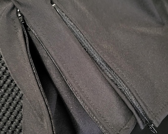 Zipper slits for jackets and coat sleeves (upgrade)