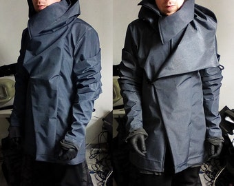 Helix Jacket ( mens raincoat waterproof water resistant softshell waterproof mask elegant coat jacket )