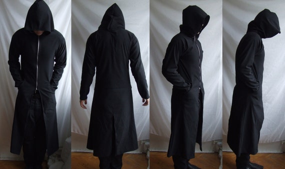 Reaper Hoodie Long Robe Trenchcoat With Large Hood Custom Made